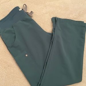 FIGS kade cargo scrub pants HYDROGREEN limited edition size LARGE